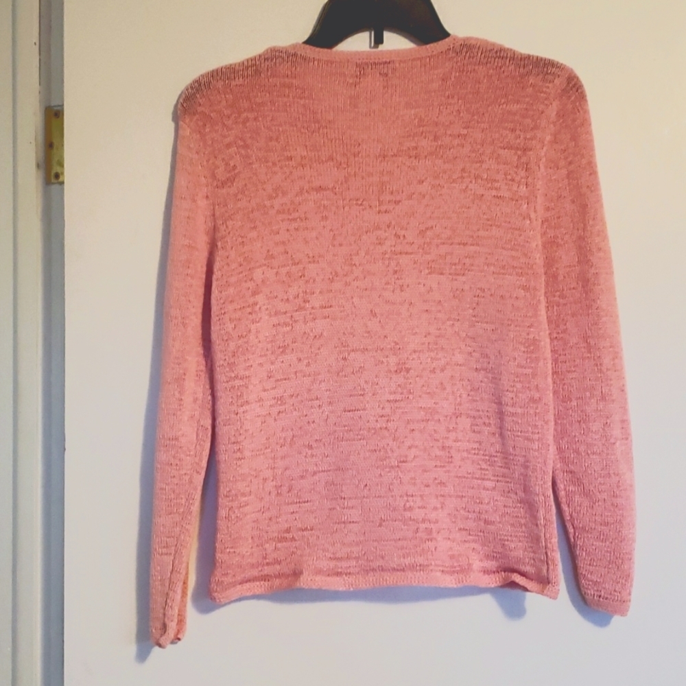Pink Button down Sweater - Picture 2 of 4